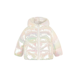 真心绒迷你巴拉女童羽绒服可爱连帽冬新款