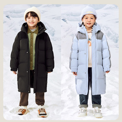 迷你巴拉巴拉发热长款羽绒服