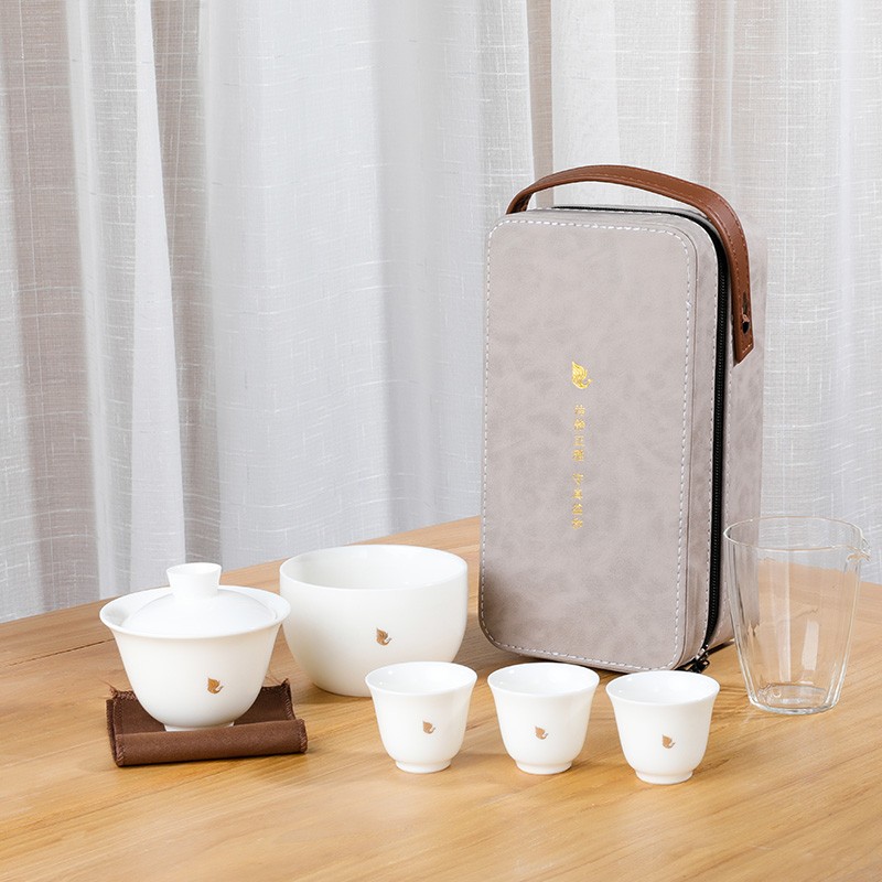 【新品】大益普洱茶 便携式旅行套组户外车载功夫茶具 茶道院出品