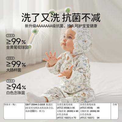 新生儿衣服秋冬0-6月偏襟蝴蝶衣