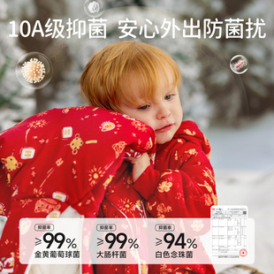 欧孕婴儿冬装夹棉连体衣红色拜年外出服