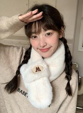 日系少女可爱卡通围脖