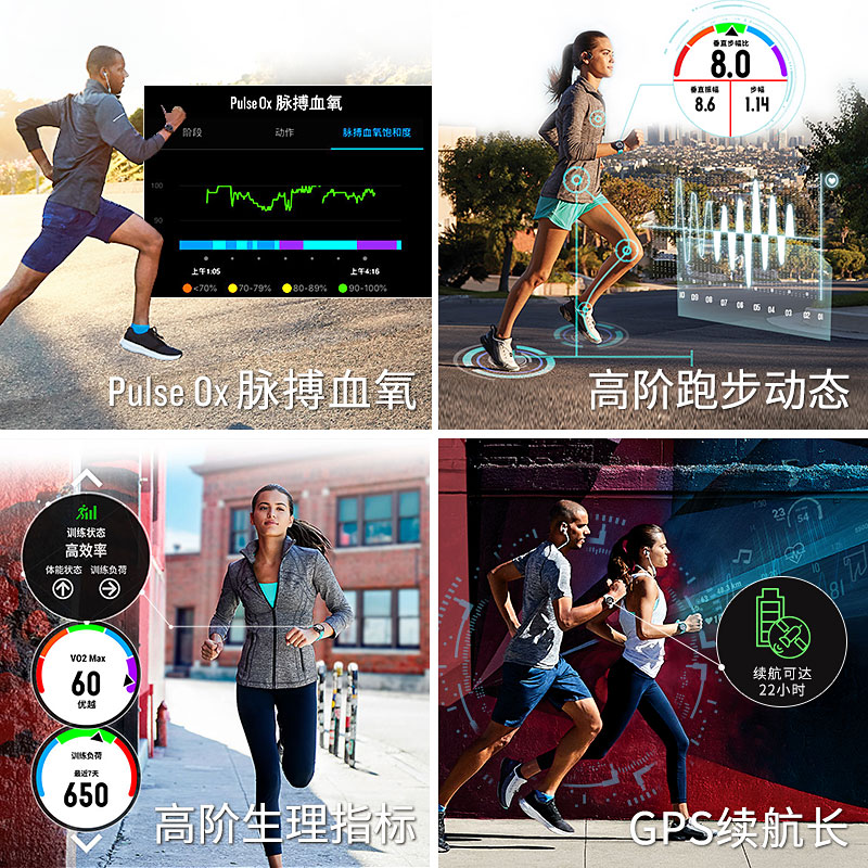 Garmin佳明Forerunner245M/255M/158马拉松跑步训练户外运动手表-图1