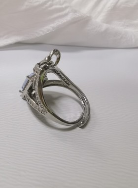 【Winnie's shop】甜酷～超重工大蝴蝶镶施华华子小冰糖活口女戒