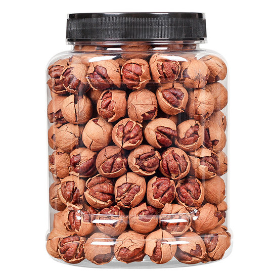 新货临安手剥山核桃罐装500g小胡核桃仁孕妇零食水煮坚果干果炒货