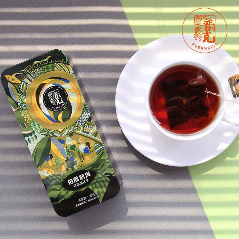 普克玫瑰陈香伯爵普洱16杯花草茶 puerhkiss普克代用/花草茶