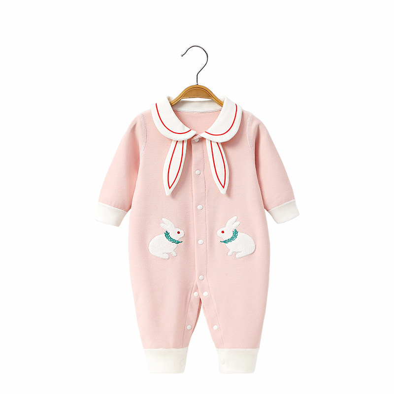 网红春秋冬男女可爱超萌宝宝外出服 可爱品连身衣/爬服/哈衣