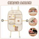 Multifunctional car anti-kick pad rear seat storage bag