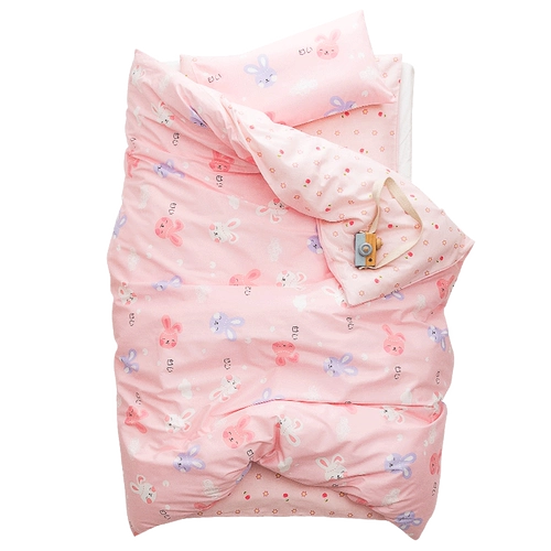 Хлопковое детское одеяло для детского сада, комплект, детский пододеяльник, покрывало, 3 предмета, постельные принадлежности