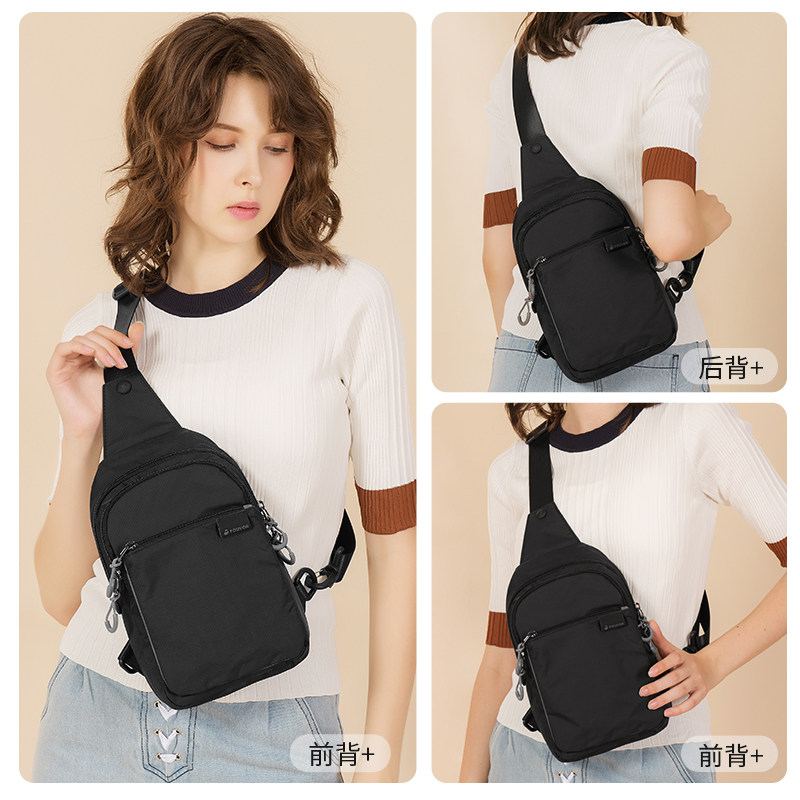 休闲胸包2022新款运动单肩小包包 fouvor箱包女士包袋