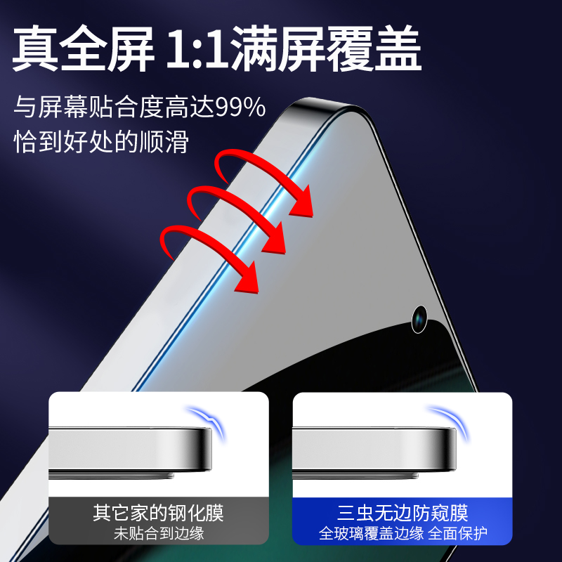 适用OPPOK11钢化膜K12防窥膜K11x全屏覆盖k12x手机k11防窥OPPO5G新款OPK贴膜0PP0防偷窥x5g防摔115g蓝光k125g-图0