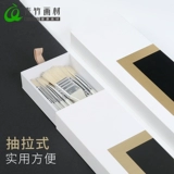 Белая гуашь, кисть, комплект, профессиональный пигментированный акрил для школьников, художественная щетка, 10 шт, масляная живопись