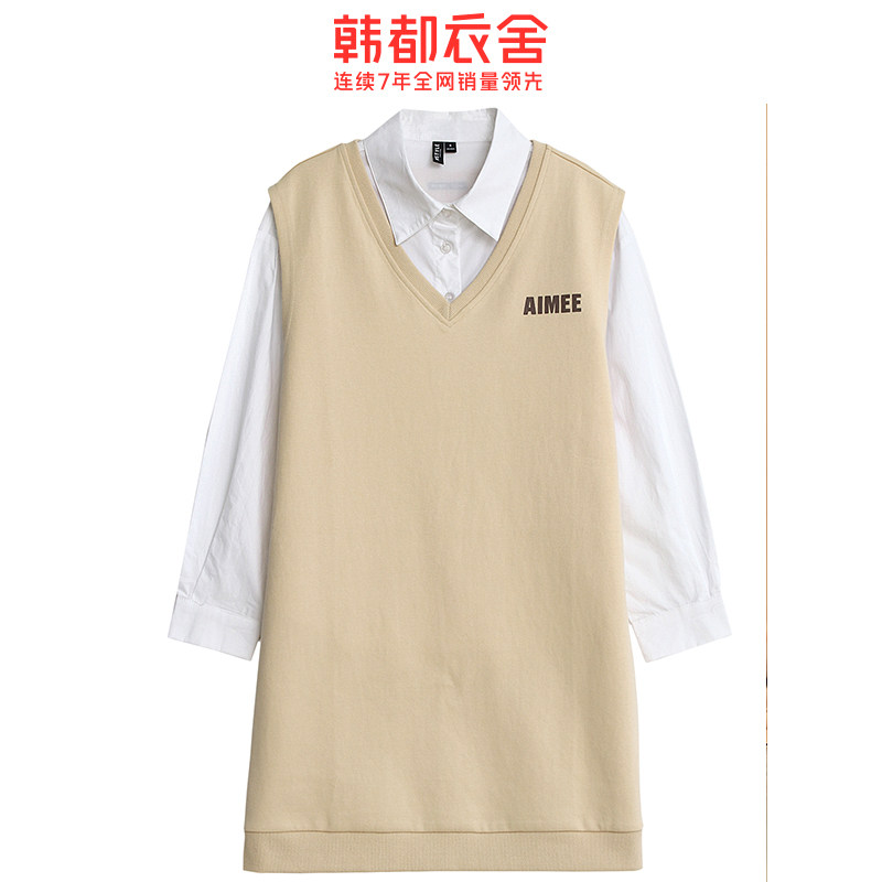 韩都衣舍2020秋装新款韩版女连衣裙 韩都衣舍秀衣莲连衣裙