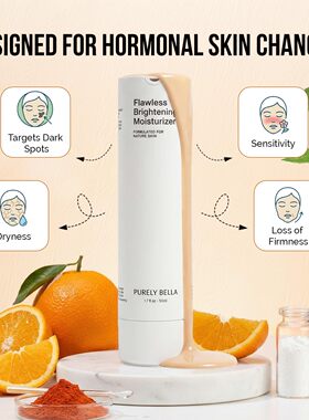 美国直邮Purely Bella Flawless Moisturizer Face Cream保湿面霜