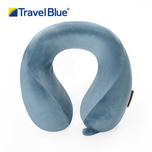 新品TravelBlue蓝旅U型枕头护颈枕U形枕记忆棉办公室旅行枕午睡枕