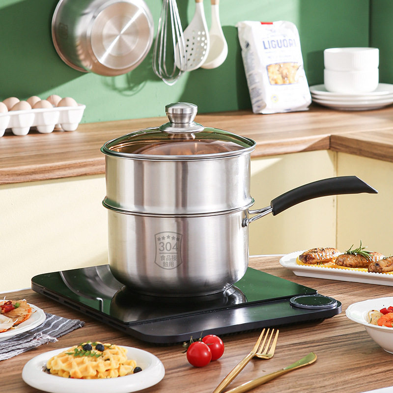 [自动分销专属]奶锅汤锅加厚煮面小奶锅无涂层锅不粘热奶锅电磁炉,淘宝优惠券,粉丝福利购,淘宝优惠卷