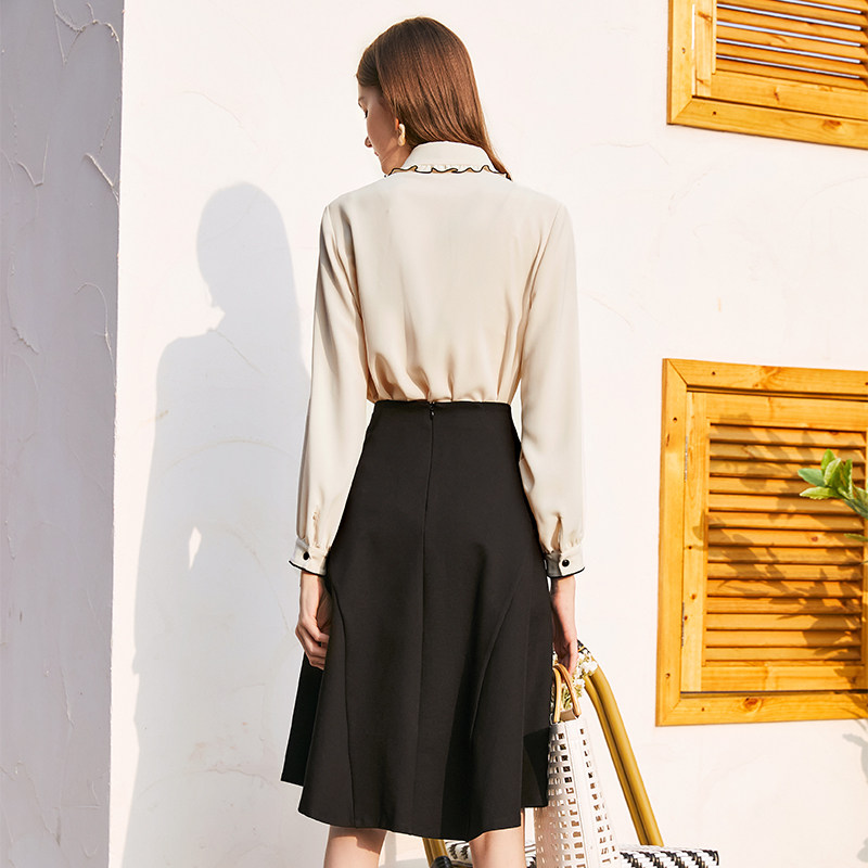 辛格茜加绒长袖雪纺2021秋冬季衬衫 singhwest辛格茜服饰旗舰衬衫