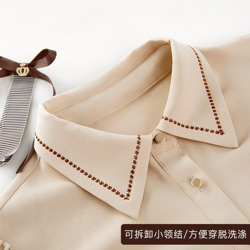 雪纺衬衫长袖2020秋季新款打底衫 singhwest辛格茜服饰旗舰衬衫