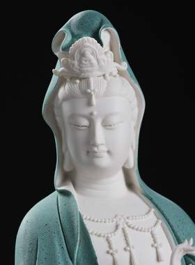 东方泥土《鳌鱼观音》陶瓷工艺