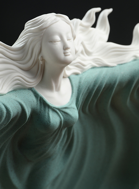 《梦》非遗德化白瓷雕塑艺术品