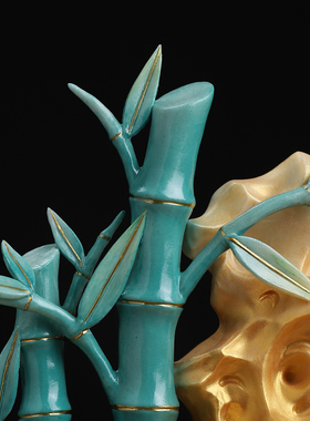 东方泥土陶瓷节节高摆件乔迁礼