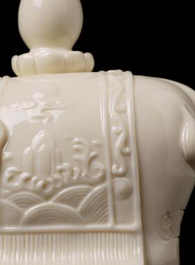 东方泥土《平安吉祥》客厅摆件