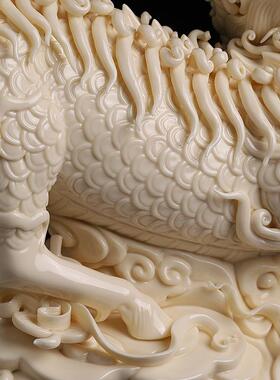 东方泥土《麒麟献瑞》客厅摆件