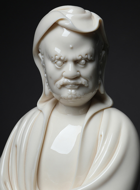 省大师兰全盛手签版作品德化白瓷