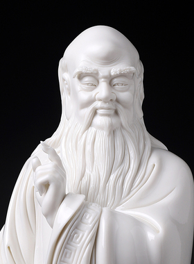 东方泥土崂山太清宫老子神像