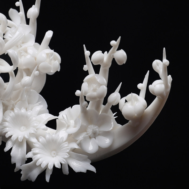 【停产优惠】陶瓷花摆件手工工艺品公司乔迁开业礼品/百花争艳