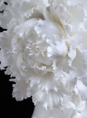 东方泥土非遗手工陶瓷凤穿牡丹花