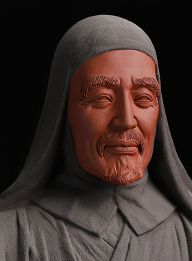 手签限量99尊陶瓷弘一法师收藏品