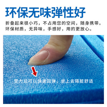 Folding Outdoor Portable Cool Moisture Foam Grass Outdoor Small Cushion Thickened Floor Mat Bus Carry-On Mat