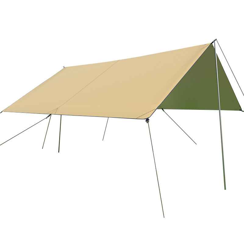 户外鎏金色露营防晒防雨野营天幕 欣玮天幕