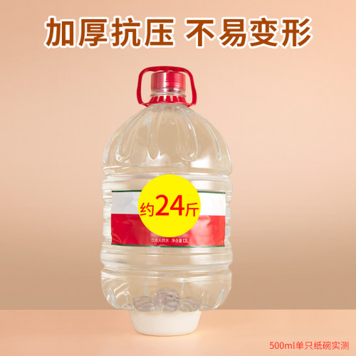 一次性碗筷套装家用纸盘纸碗野餐餐具可降解盘子筷子食品级餐盘 - 图1