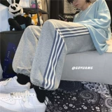 Tide, осенние спортивные штаны, трендовые повседневные брюки, коллекция 2021, свободный прямой крой