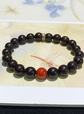 天然小叶紫檀手串木质文玩手链