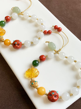 天然和田玉多宝手串时尚高级