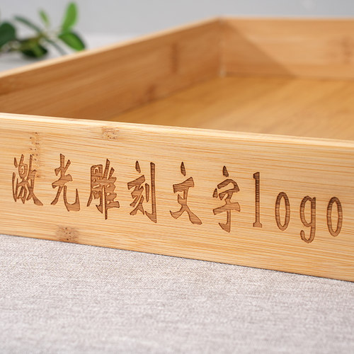 木质托盘定制长方形竹木面包托盘展示盘蛋糕店烘焙木盘食品糕点盘 - 图2