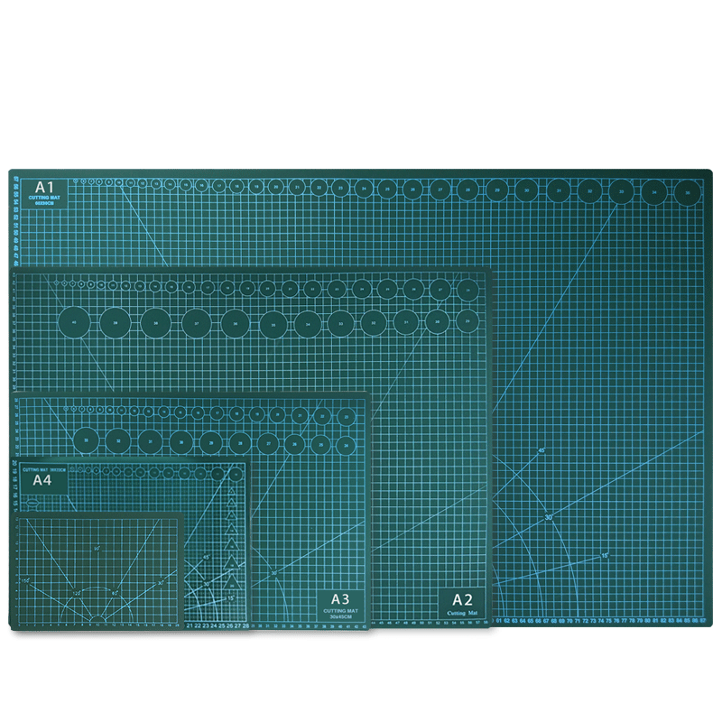 杰利a3切割垫板手工垫板桌面大号工作雕刻板a2美术学生用写字画画裁纸手帐橡胶软硬板a4防割刀垫刻度尺寸定制 - 图3