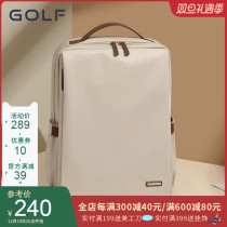 GOLF double shoulder bag woman 2023 new minimalist business computer backpack outdoor large capacity travel bag student bag