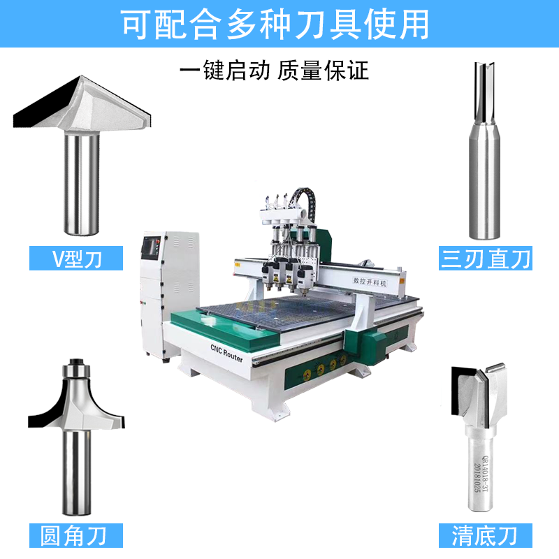 欲富木工刀具门板拉直器橱柜衣柜矫正刀数控雕刻木门调直PCD铣刀