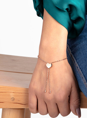 官方授权ck专柜边际系列心形手链