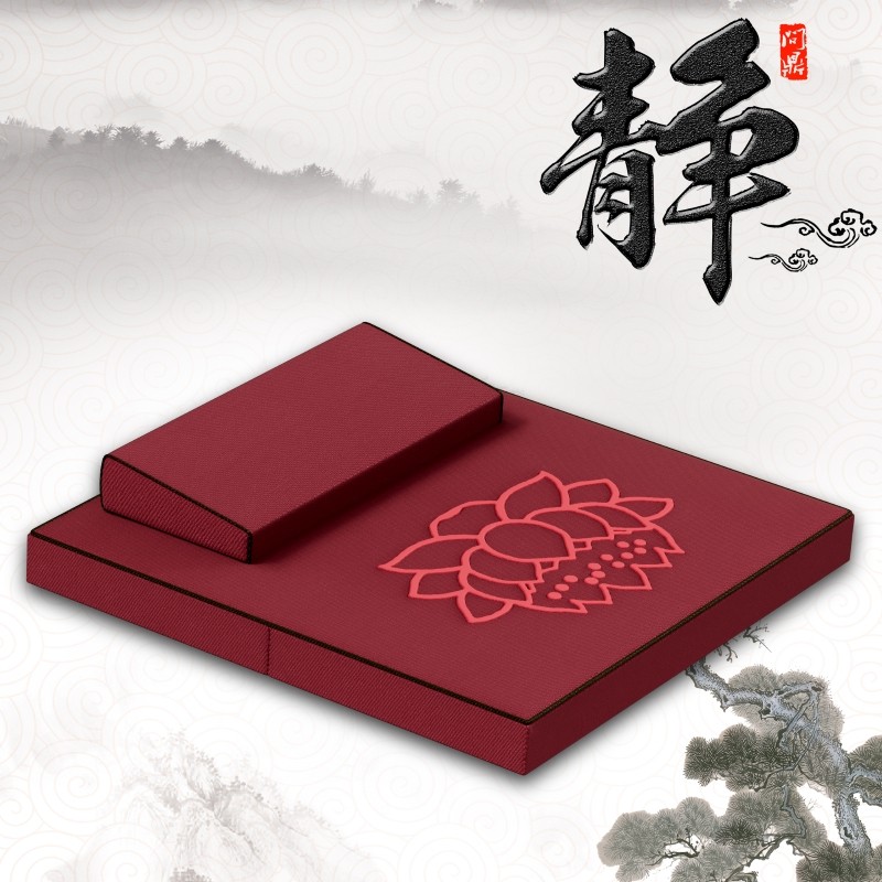 坐垫蒲团禅垫打坐垫禅修垫加厚冥想静坐参禅拜垫大跪拜垫家用折叠