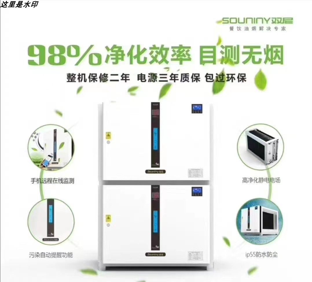 双尼天空系列 外贸爆款低空油烟净化器 静电式餐饮高效油烟净化器,淘宝优惠券,粉丝福利购,淘宝优惠卷