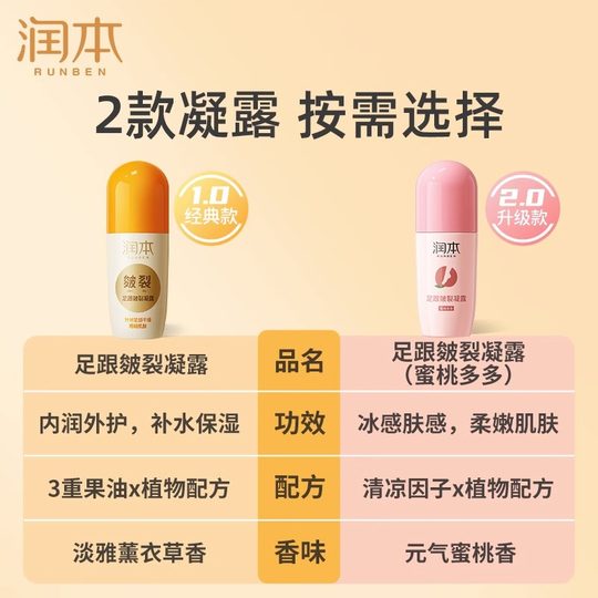 Feuchtigkeitsspendendes Gel für rissige Fersen, Reparatur von rissigen Fersen