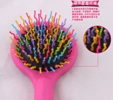 Милая расческа, пластиковый радужный кушон, массажер, антистатическая электрическая подушка безопасности, зеркало, Южная Корея