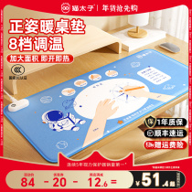 Cat Taiko Student Writing Computer Warm Hand Desk Fever Pad Office Desktop Winter Timed Heating Mouse Pad