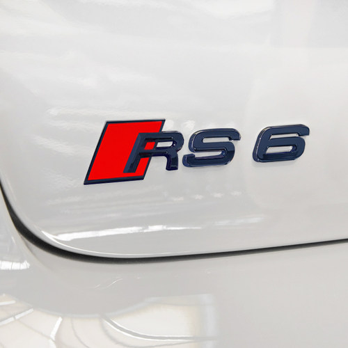 奥迪RS3 S4 S5 S6 S7 R8车标 黑色后尾标 RSQ3 SQ5 RSQ7 TTRS贴标 - 图3