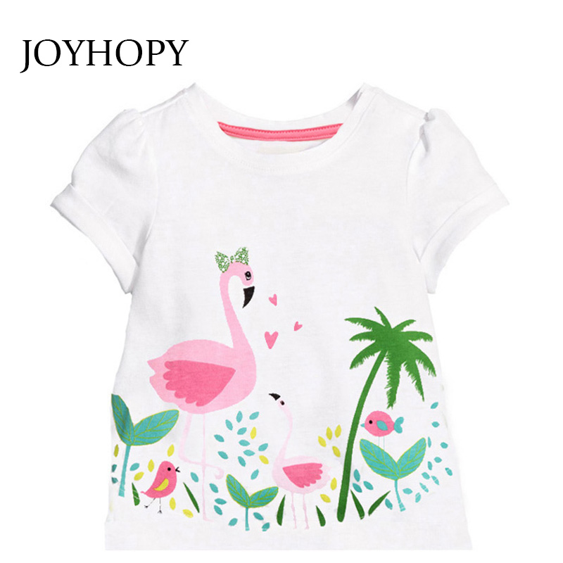 New Kids Girl T Shirt Summer Baby Cotton Tops Toddler Tees C - 图0